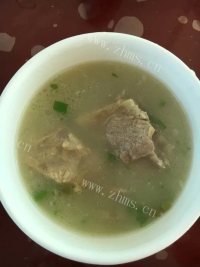 自制排骨绿豆汤做法图解11)