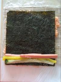 反卷寿司做法图解6)