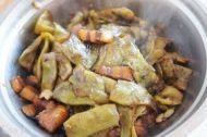 东北菜红烧肉炖豆角