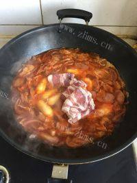 韩式牛肉卷年糕料理（简单版）做法图解12)