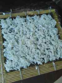 美味的寿司-紫菜包饭做法图解3)