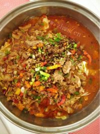 家常菜水煮肉片