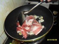 简单的蘑菇炒肉做法图解6)