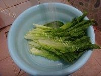 饱满的蒜香油麦菜做法图解1)