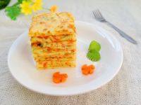 诱人胡萝卜鸡蛋饼
