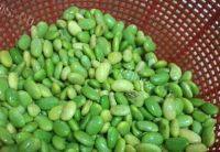 家常菜毛豆炒茭白做法图解2)