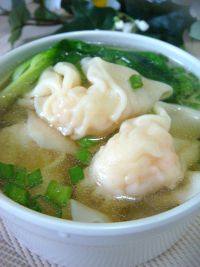 美味的鲜虾馄饨