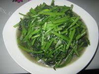 家常菜素炒茼蒿