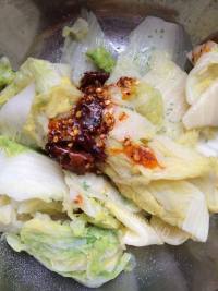 家常菜凉拌白菜做法图解5)