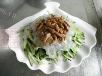 自制肉丝拉皮做法图解11)