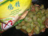 好吃的丝瓜炒虾做法图解11)