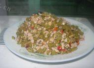 口感丰厚的酸豆角肉沫