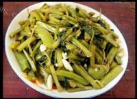 家常菜蒜炒空心菜