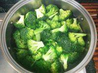 健康的西兰花肉片煲做法图解8)