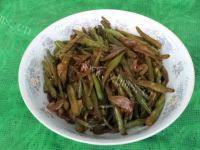 家常菜洋葱炒豆角