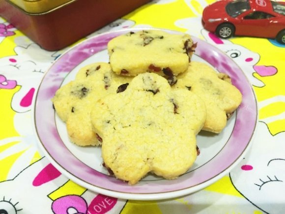 色香味俱全的蔓越莓饼干