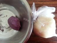 香甜的紫薯冰皮月饼做法图解8)