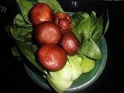 香菇炒青菜做法图解1)