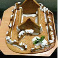 自制圣诞姜饼屋做法图解23)