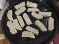 美味的蚝汁锅塌豆腐做法图解4)