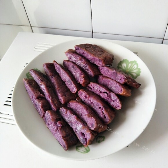 紫薯鸡蛋饼