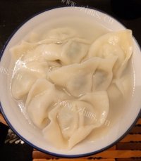 自制韭菜猪肉饺子