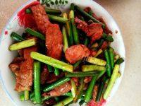 家常蒜薹炒肉