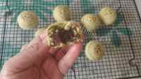 口感不错的抹茶豆沙酥