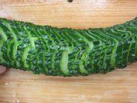 绿色食物之蓑衣黄瓜的做法图解七