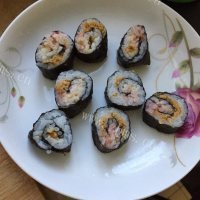 营养丰富的肉松寿司做法图解7)