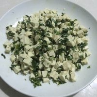家常菜香椿芽拌豆腐