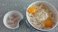 鲜美豆腐虾仁羹做法图解3)