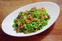 家常毛豆炒榨菜