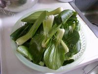 简单的油渣小青菜做法图解1)