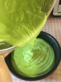 美味的抹茶芝士蛋糕做法图解13)