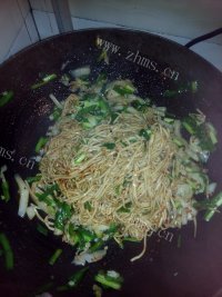 美味的蔬菜炒面