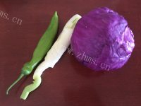 美味的炒三色蔬做法图解1)