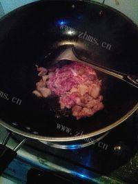 健康美食之高笋炒肉做法图解6)