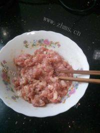 家常菜肉末蒸豆腐做法图解1)