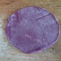 简单版紫薯糯米如意卷的做法图解六