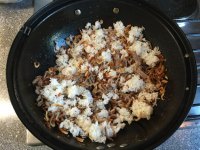 香嫩的樱花虾蛋炒饭做法图解8)