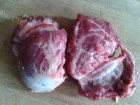 家常菜肉片炒芥兰做法图解1)
