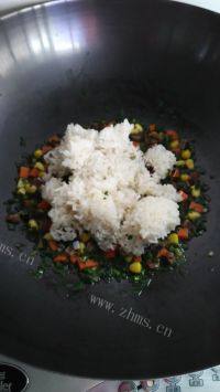 自己做的什锦炒饭做法图解8)