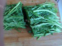家常菜白灼茼蒿做法图解2)