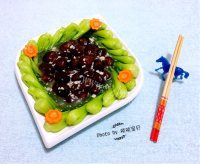 美味的香菇扒菜胆