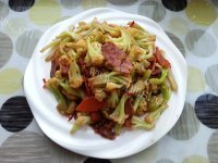 美味的干锅菜花