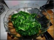 菠菜炒蛋做法图解2)