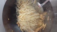 自己做的素炒饼做法图解5)
