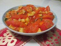 家常菜番茄杏鲍菇