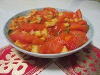 家常菜番茄杏鲍菇
